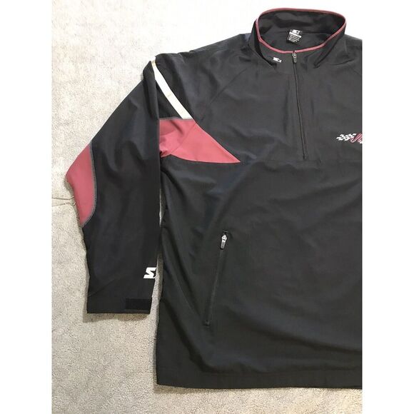 Nascar Joe Gibbs Racing Starter‎ 1/4 Zip 2XL Pullover Long Sleeve Jacket Shirt - Picture 7 of 14
